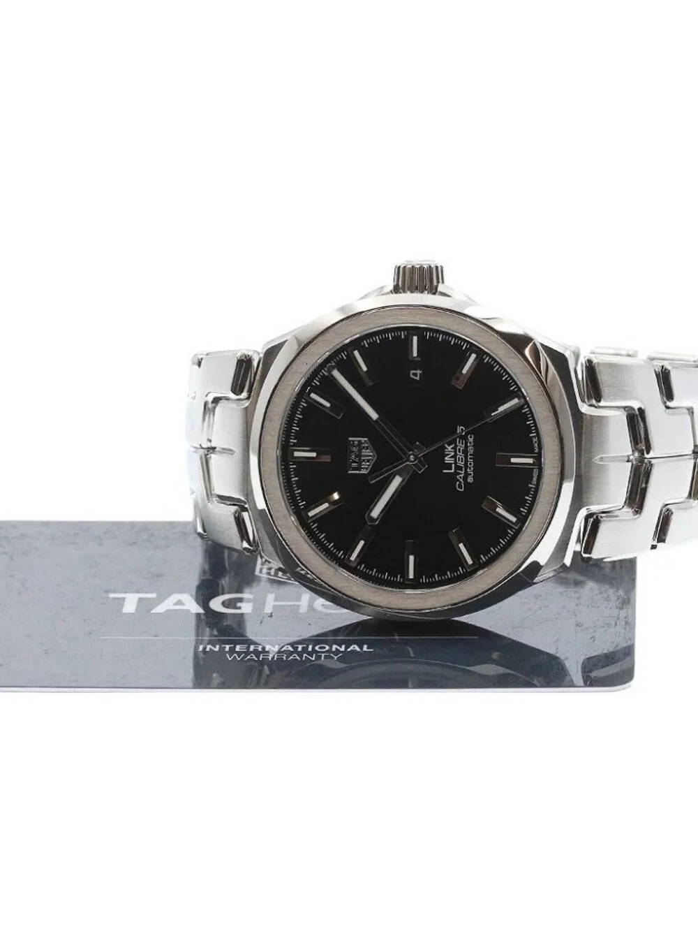 TAG HEUER Link caliber 5 WBC2110 Date black Dial Automatic Men's Watch_951214